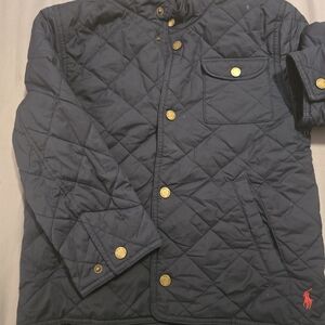Polo Ralph Lauren Quilted Barn Jacket with Gold Accents